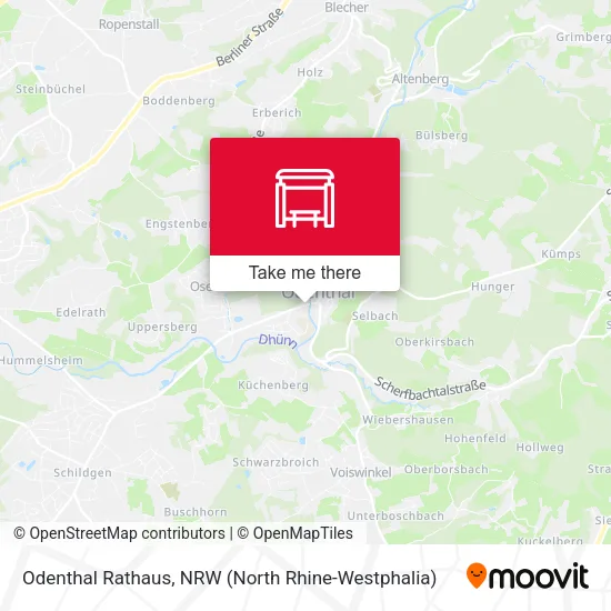 Карта Odenthal Rathaus
