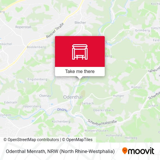 Карта Odenthal Menrath