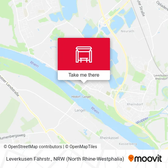 Leverkusen Fährstr. map