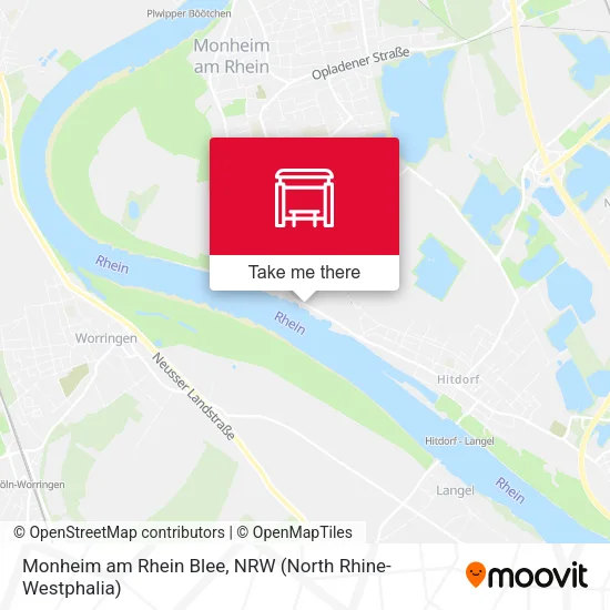 Карта Monheim am Rhein Blee