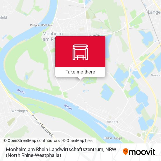 Monheim am Rhein Landwirtschaftszentrum map