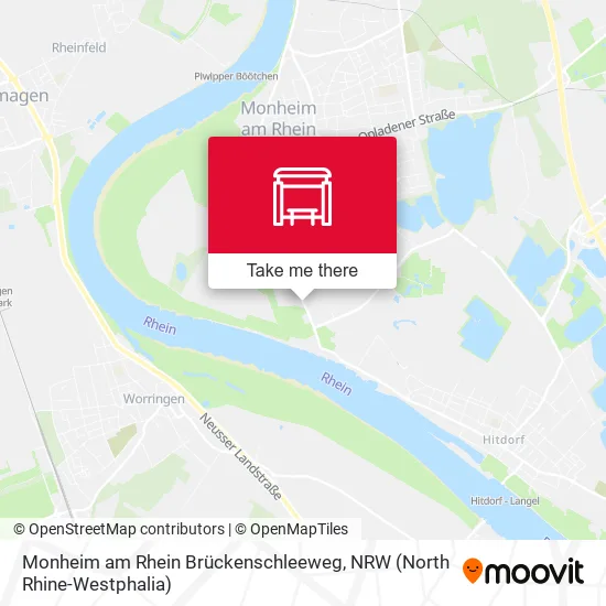 Карта Monheim am Rhein Brückenschleeweg
