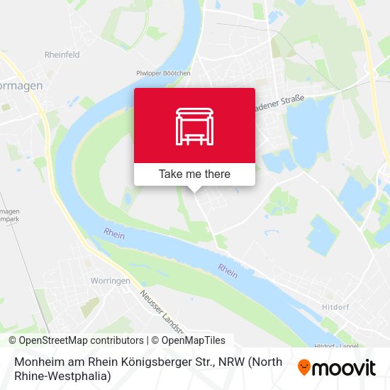 Карта Monheim am Rhein Königsberger Str.