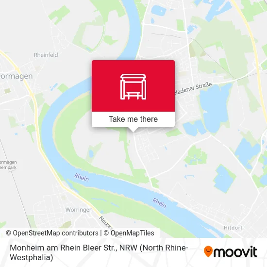 Карта Monheim am Rhein Bleer Str.