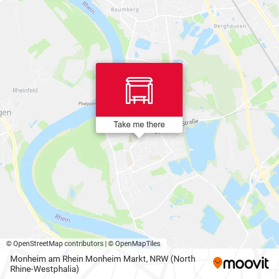 Карта Monheim am Rhein Monheim Markt