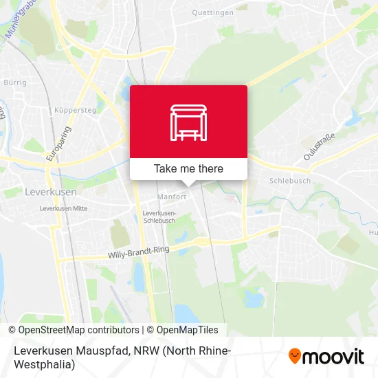 Leverkusen Mauspfad map