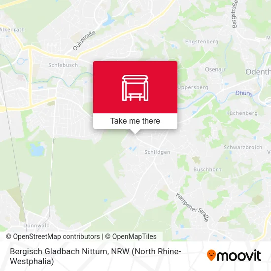 Карта Bergisch Gladbach Nittum