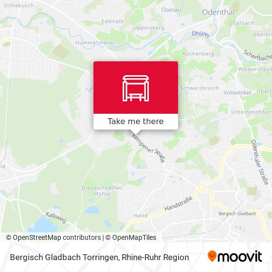 Bergisch Gladbach Torringen map