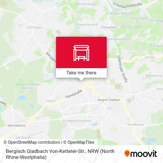 Карта Bergisch Gladbach Von-Ketteler-Str.