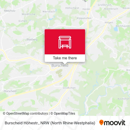 Карта Burscheid Höhestr.