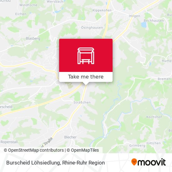 Burscheid Löhsiedlung map
