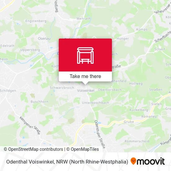 Карта Odenthal Voiswinkel
