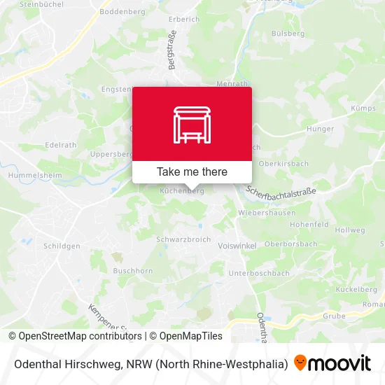 Карта Odenthal Hirschweg