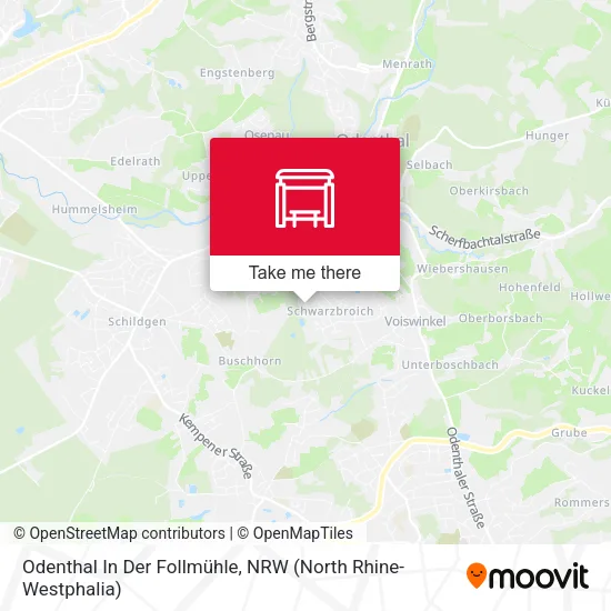 Карта Odenthal In Der Follmühle