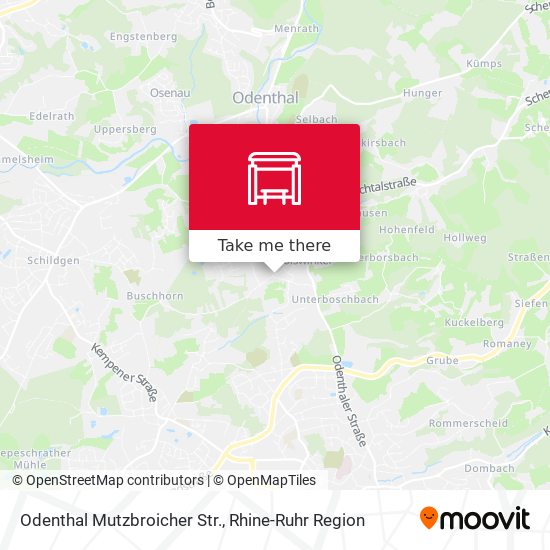 Odenthal Mutzbroicher Str. map