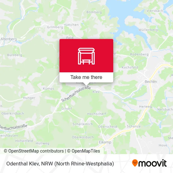 Карта Odenthal Klev