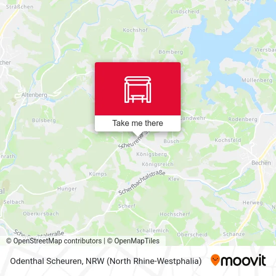 Карта Odenthal Scheuren