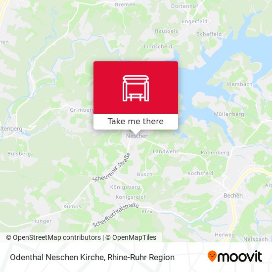 Odenthal Neschen Kirche map