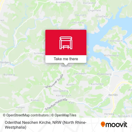 Карта Odenthal Neschen Kirche