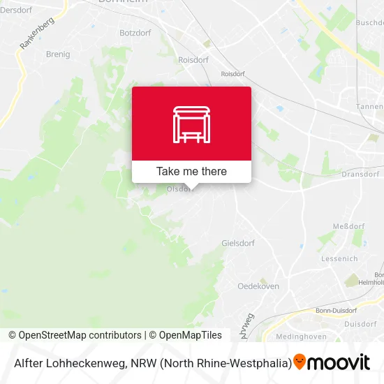 Карта Alfter Lohheckenweg