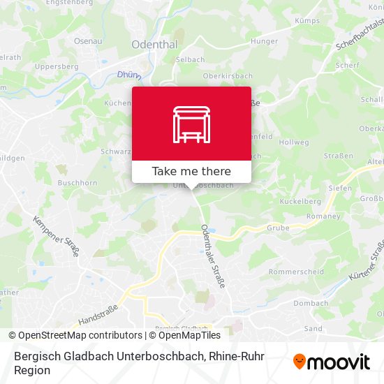 Bergisch Gladbach Unterboschbach map