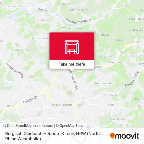 Bergisch Gladbach Hebborn Kirche map