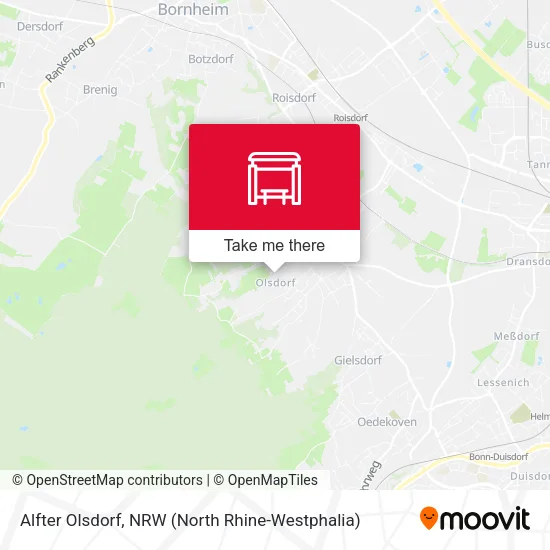 Карта Alfter Olsdorf