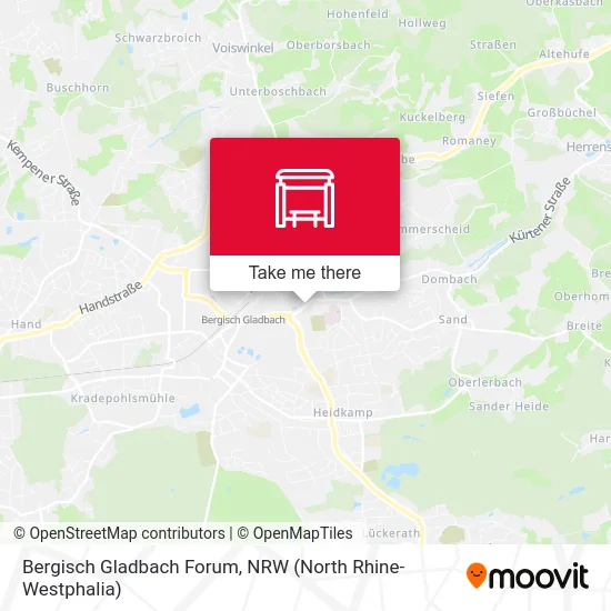 Bergisch Gladbach Forum map