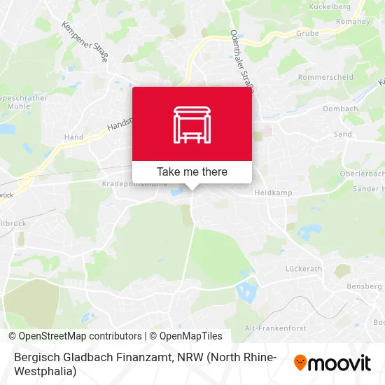 Bergisch Gladbach Finanzamt map