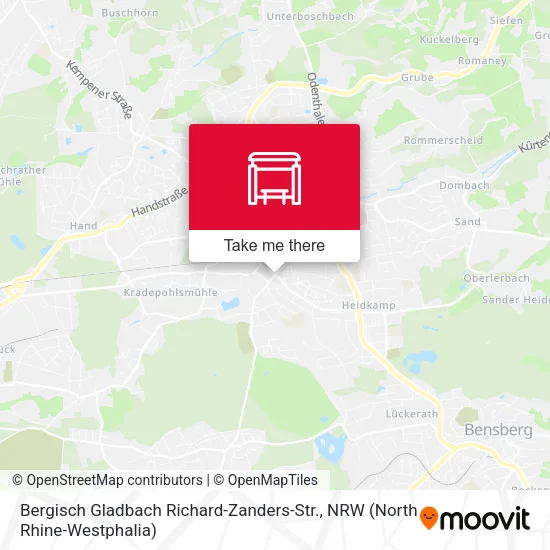 Карта Bergisch Gladbach Richard-Zanders-Str.