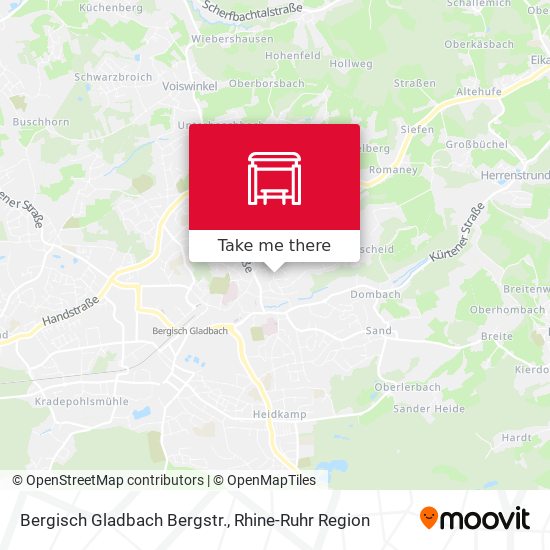 Bergisch Gladbach Bergstr. map
