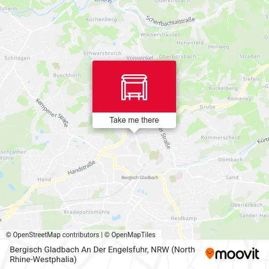 Карта Bergisch Gladbach An Der Engelsfuhr