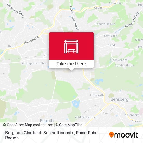Bergisch Gladbach Scheidtbachstr. map