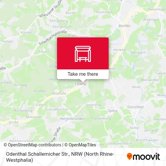 Карта Odenthal Schallemicher Str.