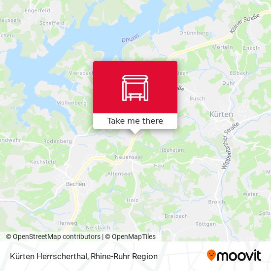 Kürten Herrscherthal map