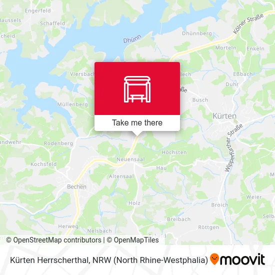 Kürten Herrscherthal map