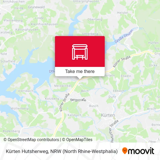 Kürten Hutsherweg map