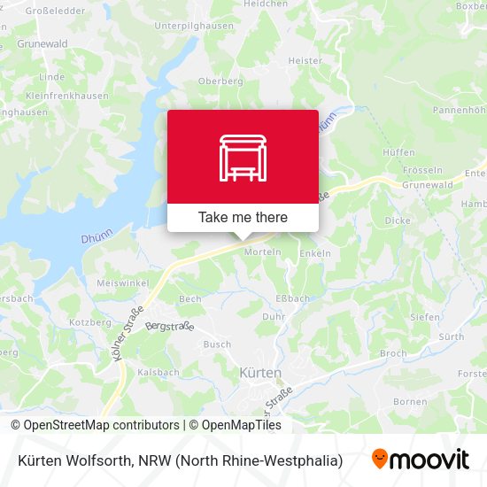 Карта Kürten Wolfsorth
