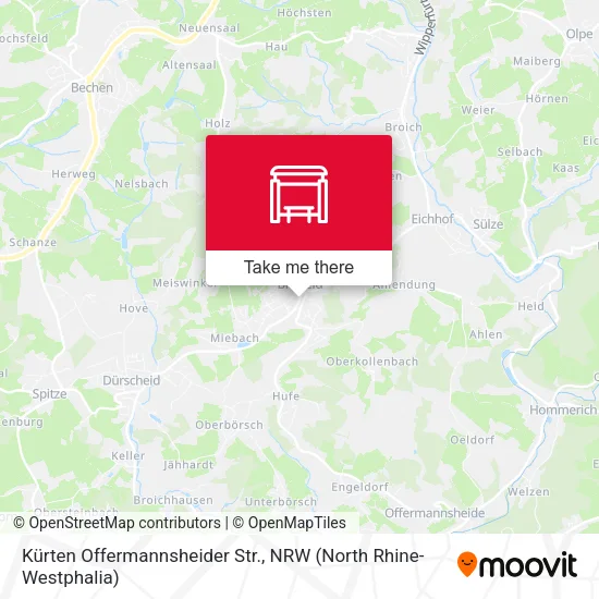 Карта Kürten Offermannsheider Str.