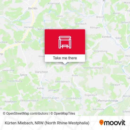 Kürten Miebach map