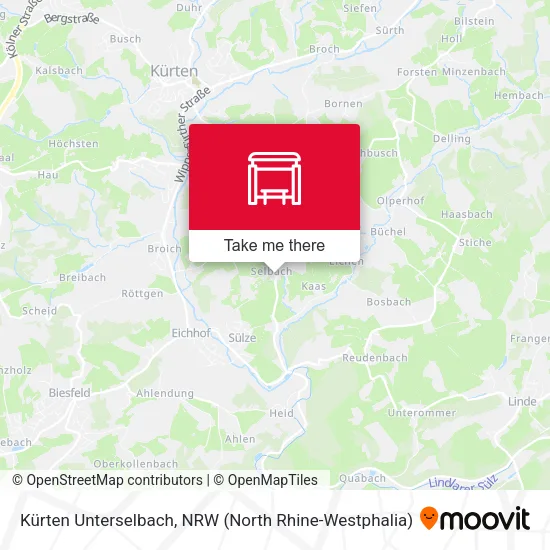 Карта Kürten Unterselbach