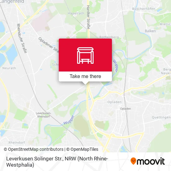 Карта Leverkusen Solinger Str.