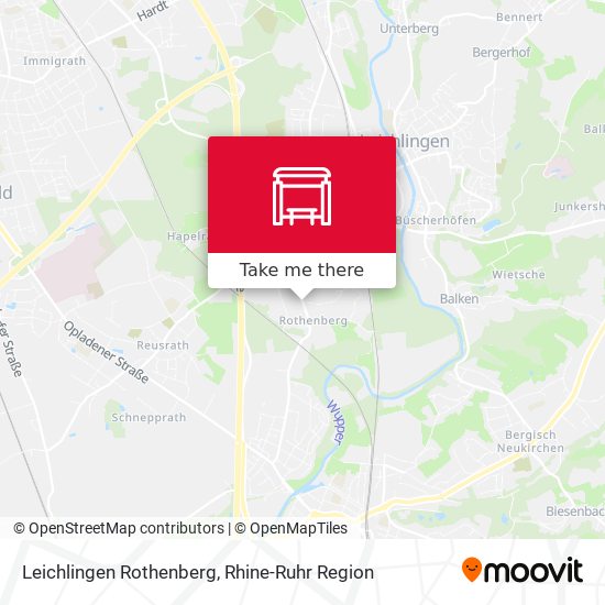 Leichlingen Rothenberg map