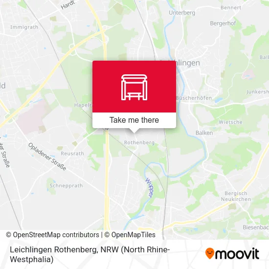 Карта Leichlingen Rothenberg