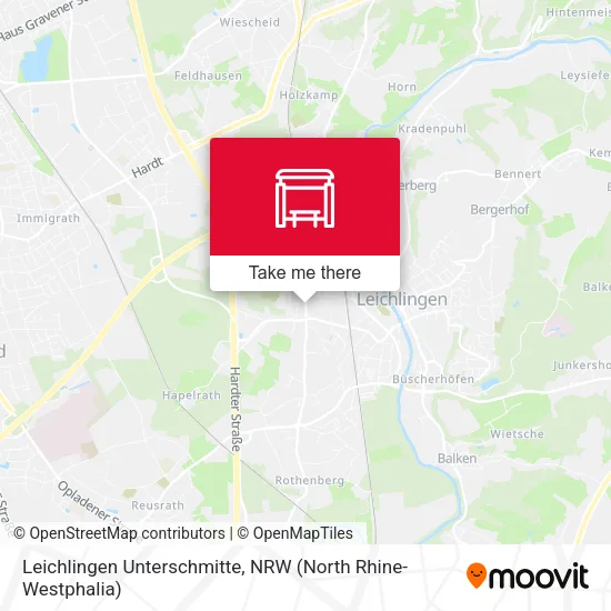 Карта Leichlingen Unterschmitte