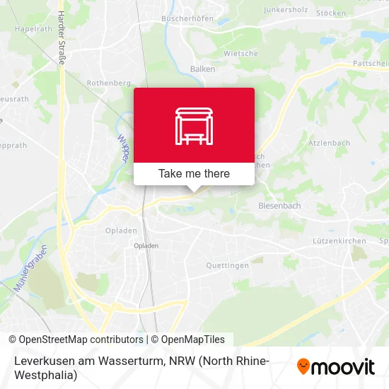 Карта Leverkusen am Wasserturm