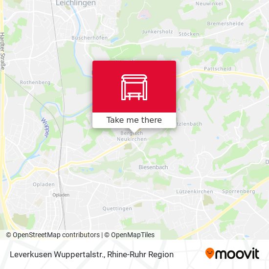 Leverkusen Wuppertalstr. map