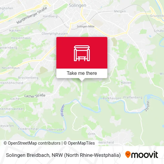 Карта Solingen Breidbach