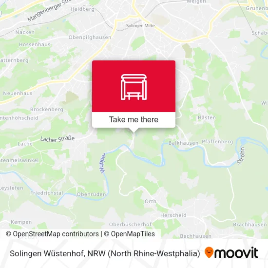 Карта Solingen Wüstenhof