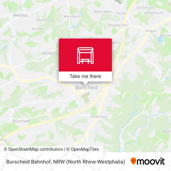 Карта Burscheid Bahnhof